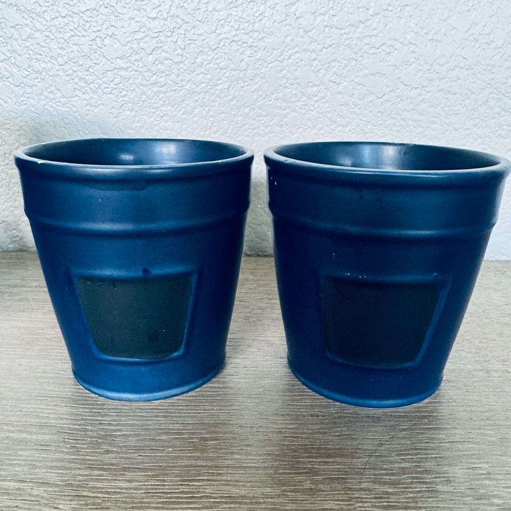 Farmhouse Herb Ceramic Planter Plant Pots Set